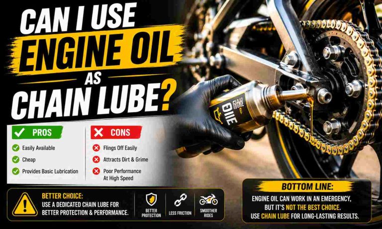 Can I Use Engine Oil As Chain Lube