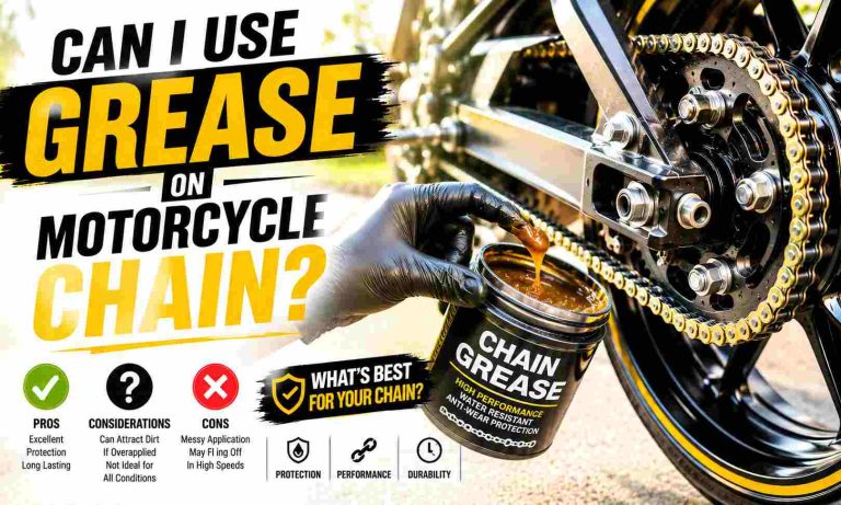 Can I Use Grease on Motorcycle Chain