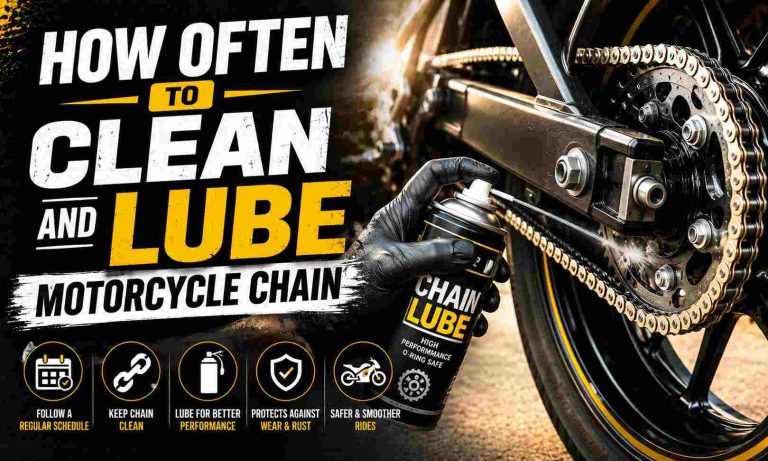 How Often to Clean And Lube Motorcycle Chain