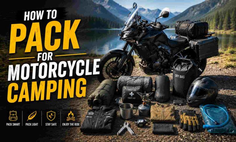 How to Pack for Motorcycle Camping