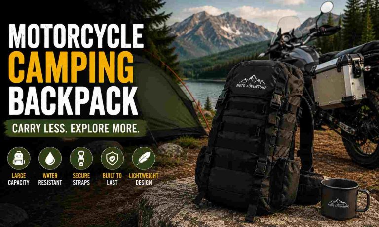 Motorcycle Camping Backpack