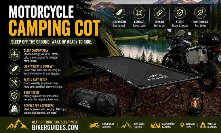 Motorcycle Camping Cot
