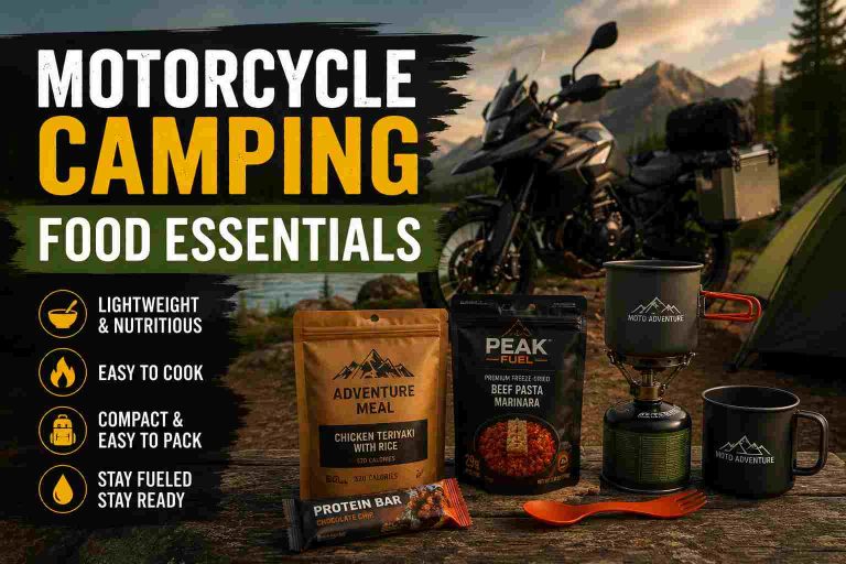 Motorcycle Camping Food Essentials