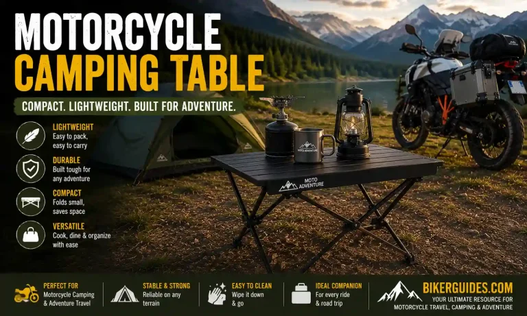 Motorcycle Camping Table