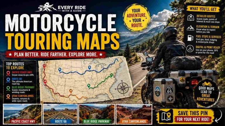 Motorcycle Touring Map