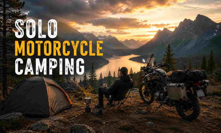 Solo Motorcycle Camping