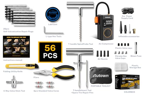 Best Motorcycle Tire Repair Kit With Compressor