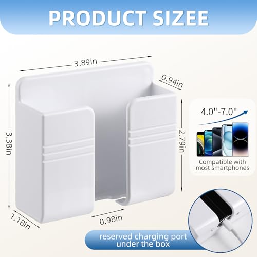 Phone Wall Mount: Space-Saving Hands-Free Holder 2 Phone Wall Mount