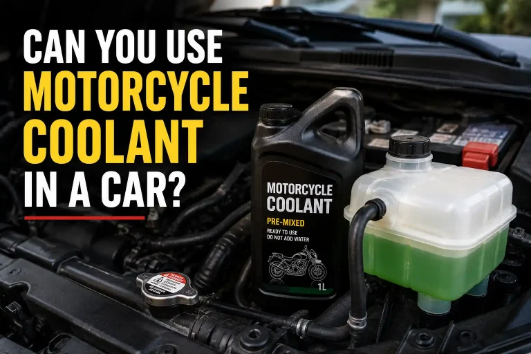 Can You Use Motorcycle Coolant in a Car