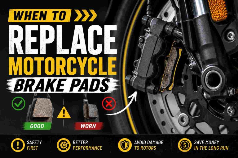 When To Replace Motorcycle Brake Pads